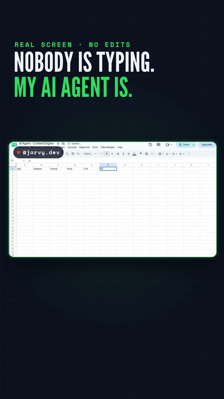 An UpsellConnect AI agent working through its daily task sheet