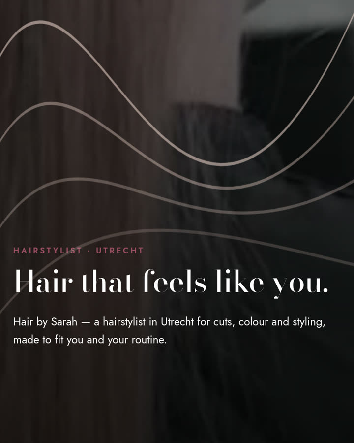 Website of Hair by Sarah, built with UpsellConnect