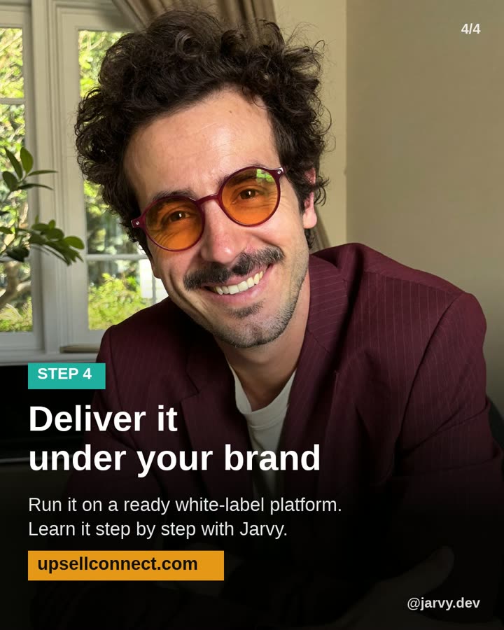 Slide 4: deliver it under your own brand on a ready white-label platform